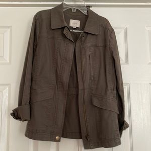 Loft army green jacket